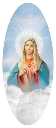 Immaculate Heart Clouds Blue